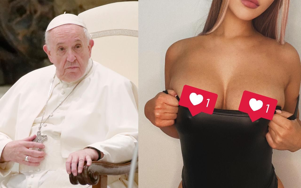 Папа Римський поставив лайк під гарячим фото моделі OnlyFans