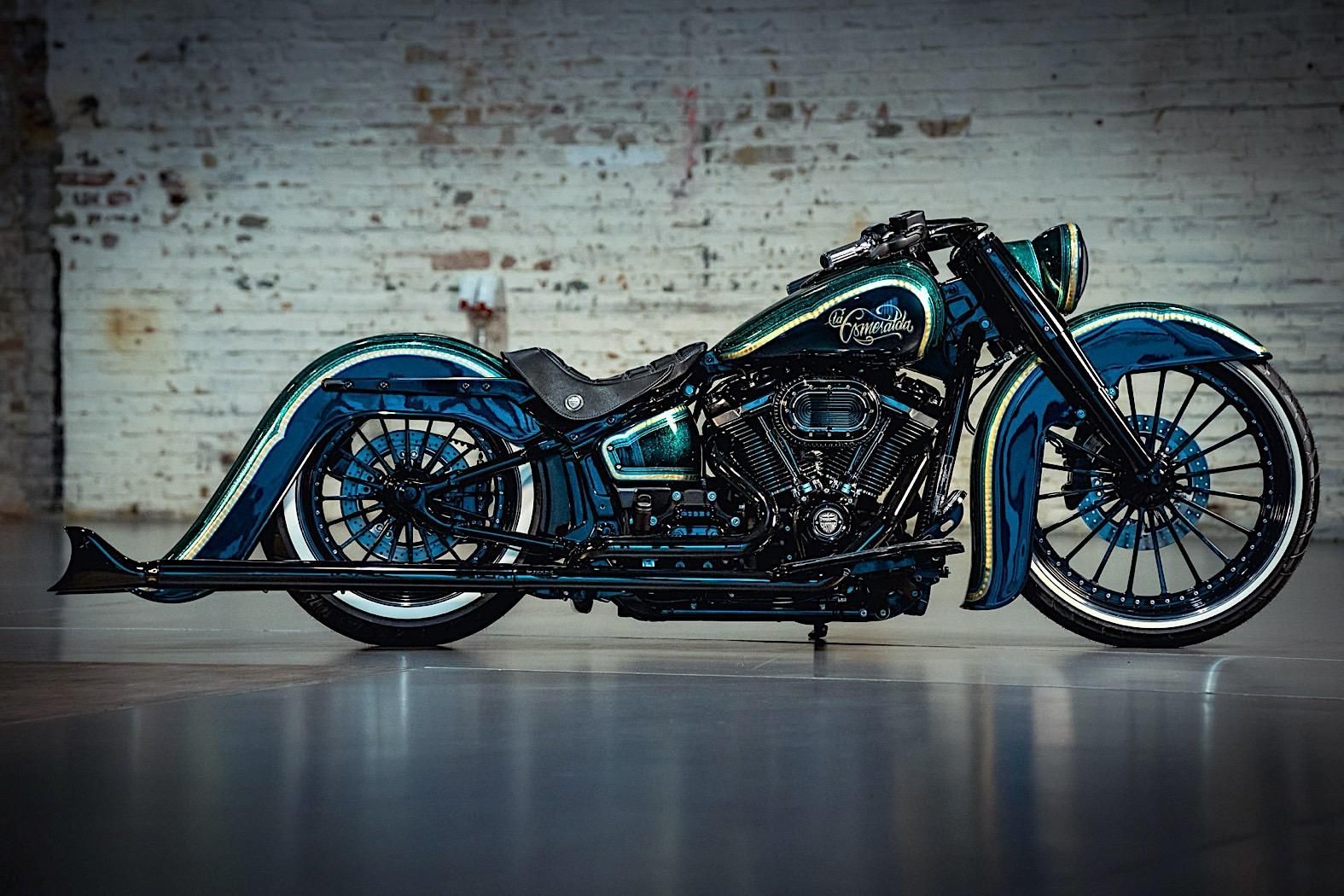 Как выглядит кастомный Harley-Davidson La Esmeralda: крутые фото байка