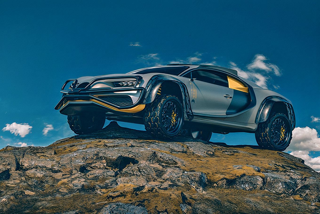 Bugatti Chiron Terracross 4X4 – фото концепту крутого гіперкара Bugatti Chiron Terracross 4X4 – фото концепту крутого гіперкара