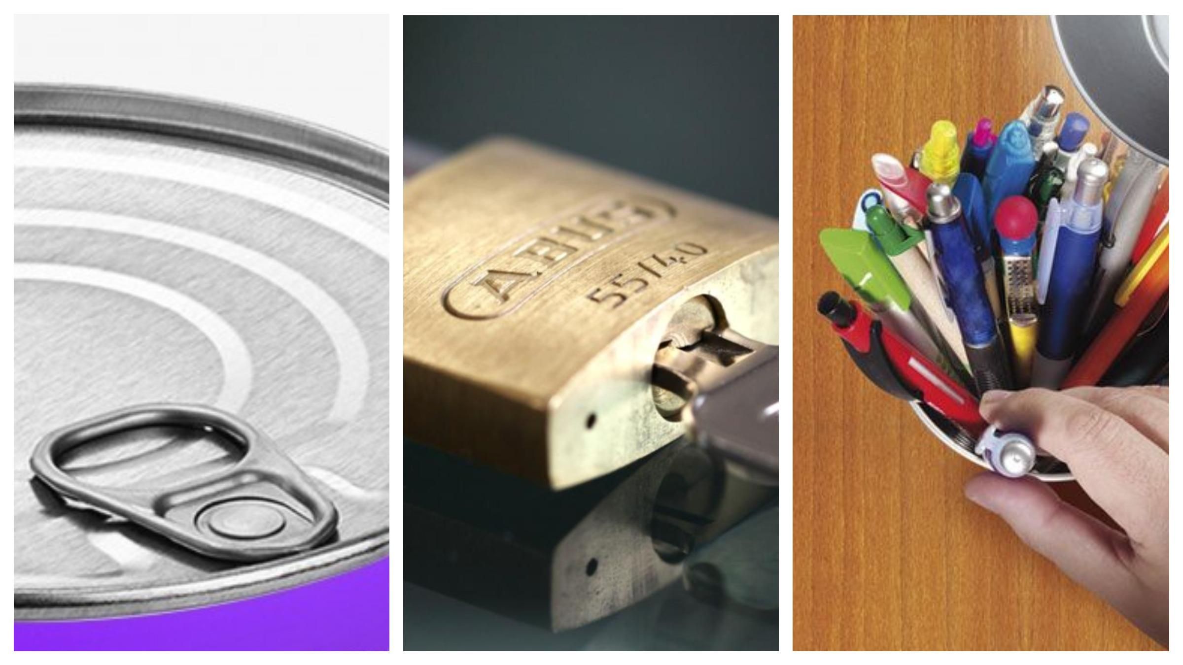 Ключи на жестянках, дыры в замках: 5 полезных функций ежедневных вещей Ключи на жестянках, дыры в замках: 5 полезных функций ежедневных вещей