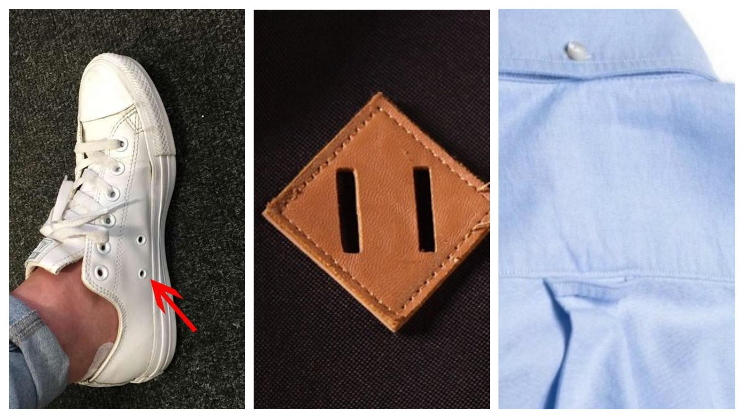 Кармашек на джинсах и дыры в кедах: еще 5 полезных функций наших вещей Кармашек на джинсах и дыры в кедах: еще 5 полезных функций наших вещей