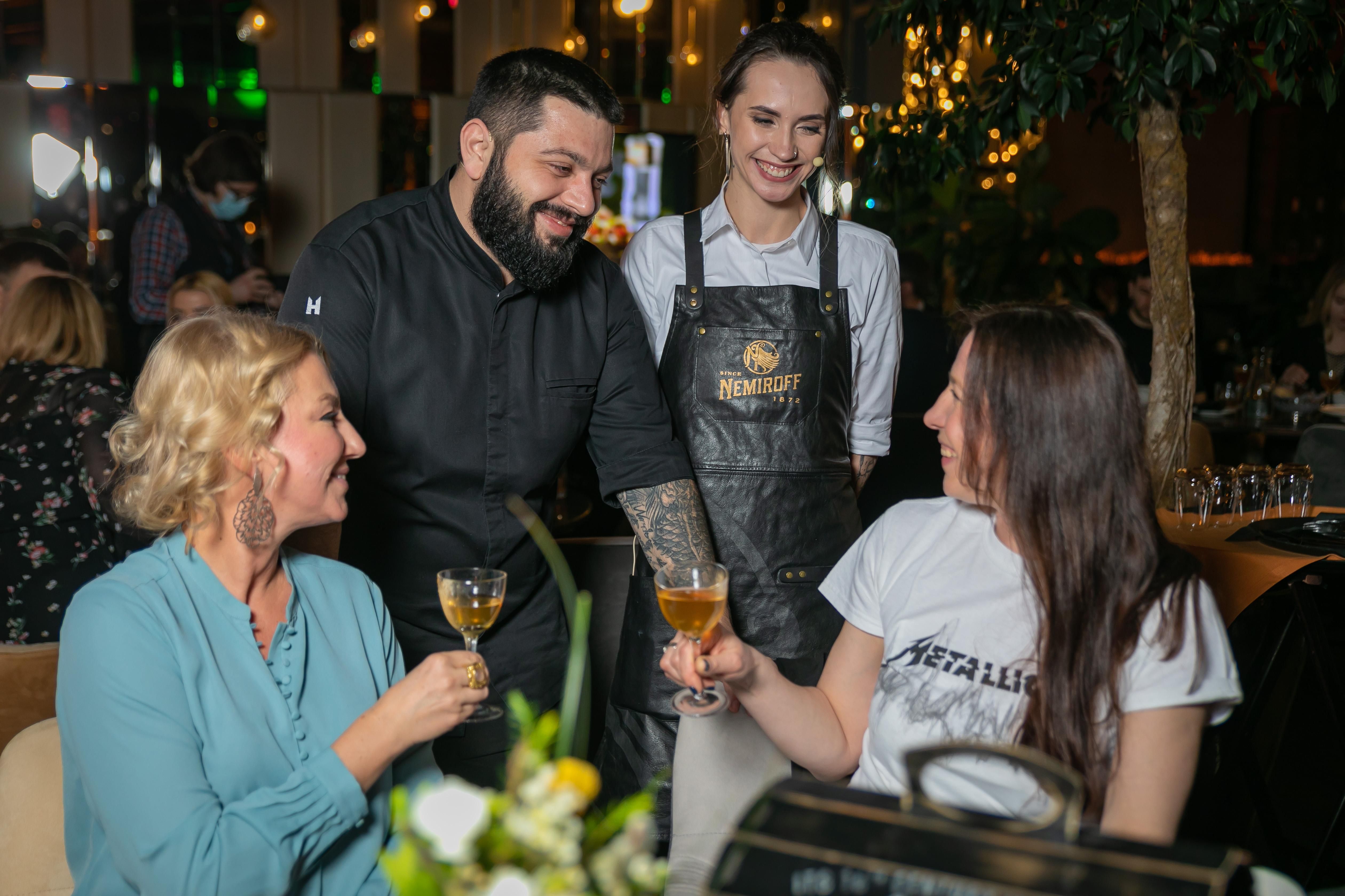 Nemiroff провів гастро-вечерю з презентацією фудпейрингу Nemiroff провів гастро-вечерю з презентацією фудпейрингу