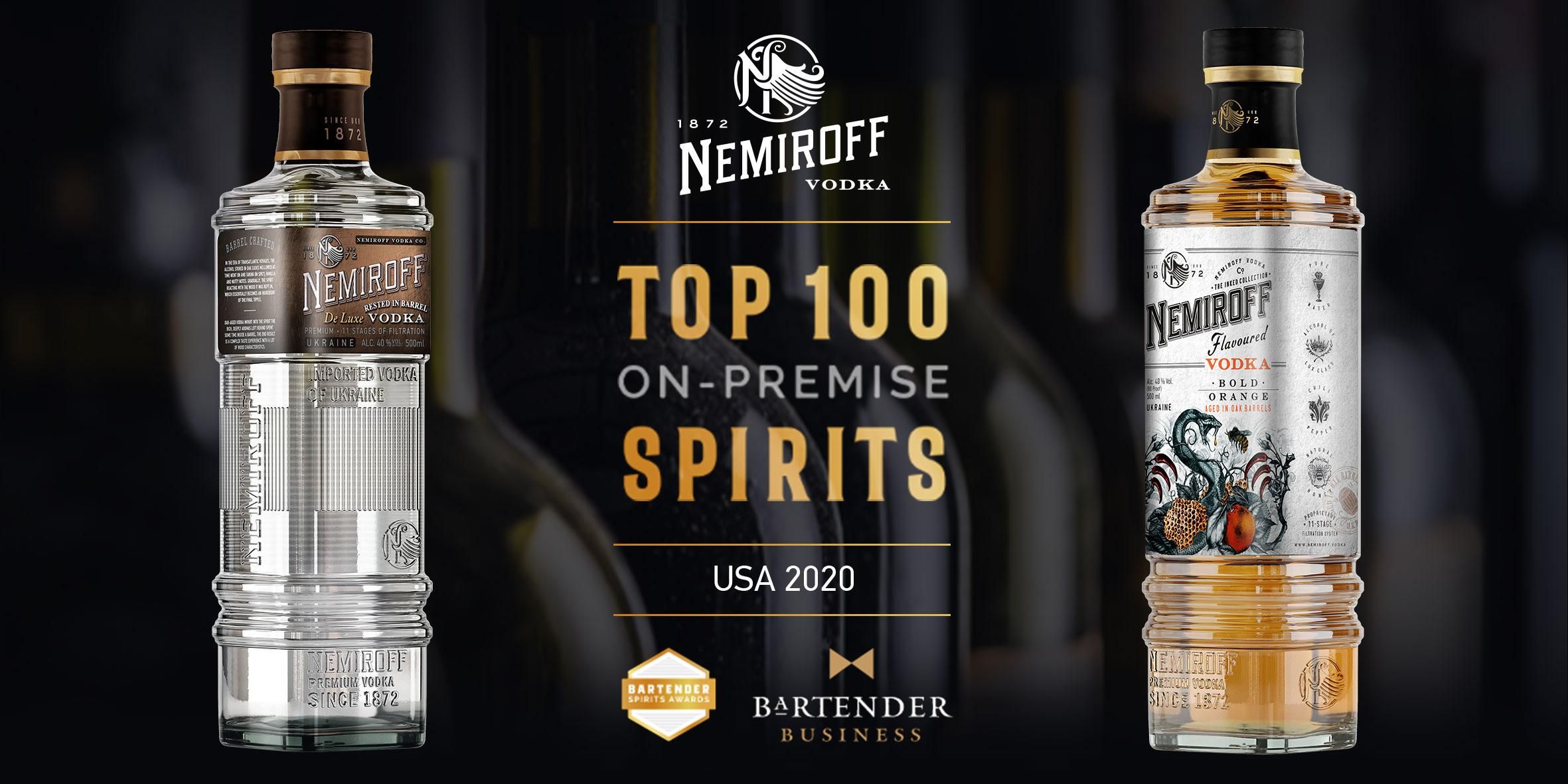 Nemiroff потрапив у ТОП 100 найкращих алкогольних напоїв у світі