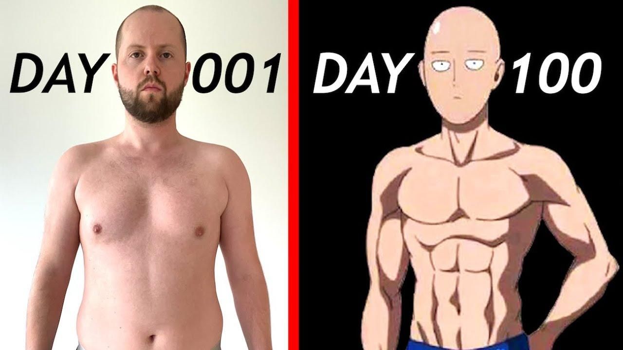 Блогер протягом 100 днів виконував тренування героя аніме Ванпанчмен