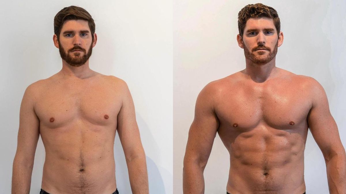 Блогер 10 тижнів тренувався як Тор: відео трансформації тіла