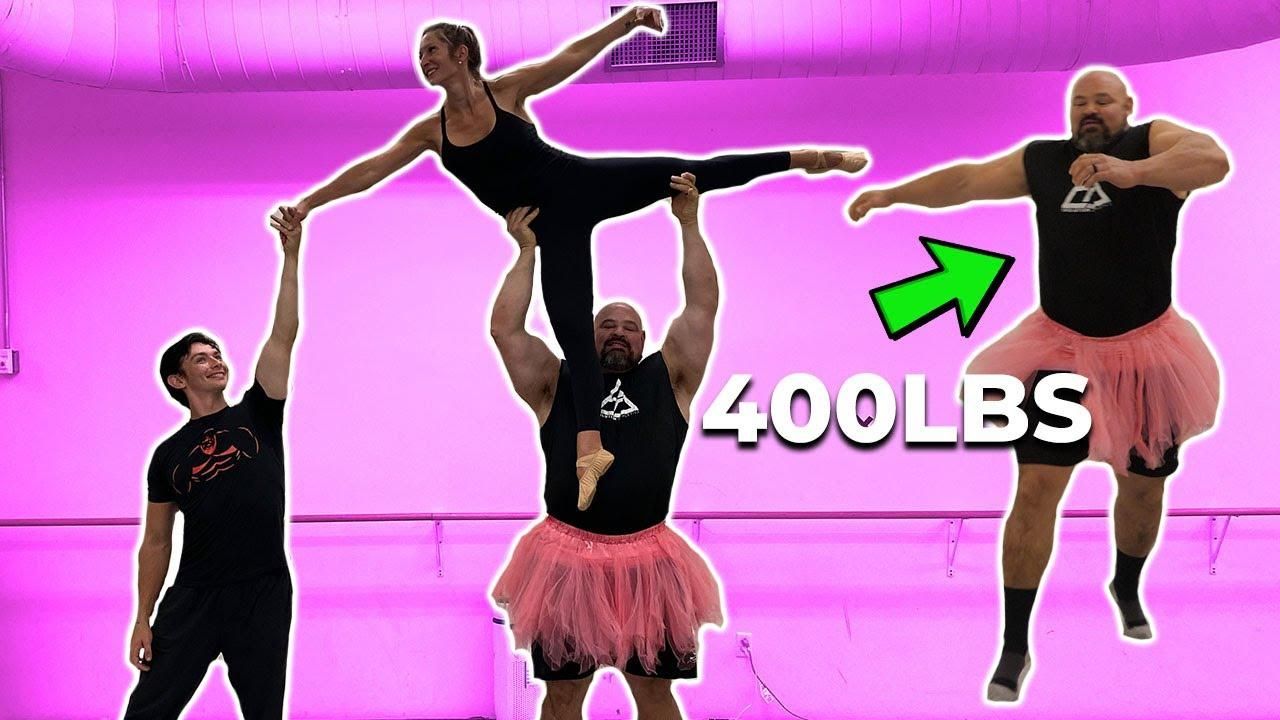 Стронгмен Браян Шоу кинув собі виклик балетом: кумедне відео челенджу