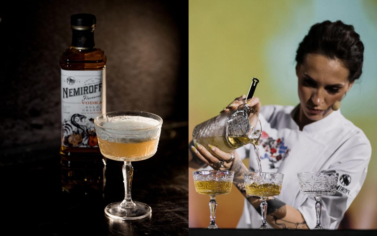 Кукурудзяний крем з лісовими грибами та коктейль Bold & Bloody Кукурудзяний крем з лісовими грибами та коктейль Bold & Bloody