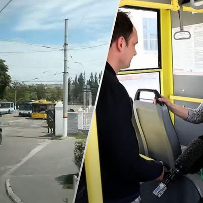 "Я за свободную Украину": водитель троллейбуса в Херсоне при россиянах дала смелое интервью французам