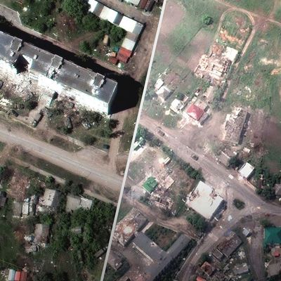 Знищена Попасна і російські позиції біля Лимана: руйнування окупантів на супутникових знімках