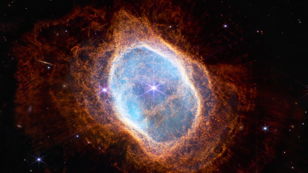 Лучшие фото с телескопа Джеймс Уэбб - Южное Кольцо и Столбы творения - Men