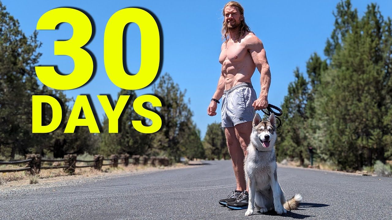 Блогер 30 днів щодня вигулював собаку