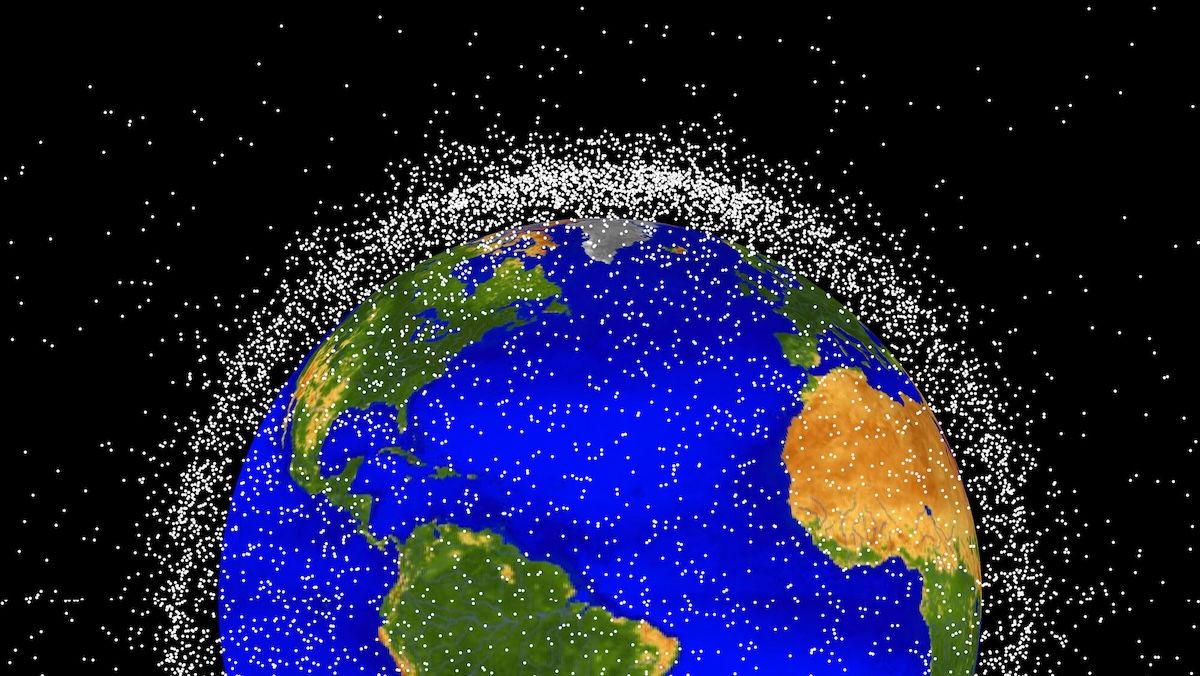 Дізнайся про кількість космічного сміття на орбіті Землі - Men