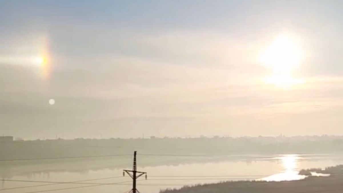 Хибне сонце або паргелій - що це таке та відео явища з Миколаєва - Men
